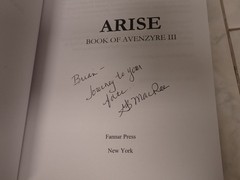 Awake Cassius Arise Book of Avenzyre I II III G B Macrae ~ All Signed by Author