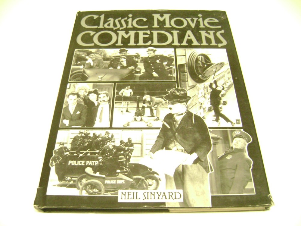 Huge 1995 Hardcover Book, CLASSIC MOVIE COMEDIANS, Packed with Photos, 176 pages