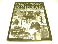 Huge 1995 Hardcover Book, CLASSIC MOVIE COMEDIANS, Packed with Photos, 176 pages