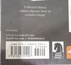 Dark Horse Legend of Korra Art Series Book 3 Change Deluxe Slipcase HC