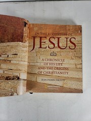 National Geographic In the Footsteps of Jesus, Leather, Excellent Condition