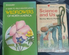 Lot 8 Vintage GOLDEN GUIDE Books BIRDS Butterflies FLOWERS Seashore INSECTS Tree