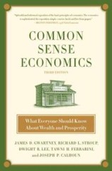 Common Sense Economics: What Everyone Should Know About Wealth an – VERY GOOD