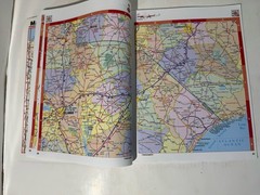 North & South Carolina Road Atlas 2004 Kappa Street Guide NC SC Universal Map