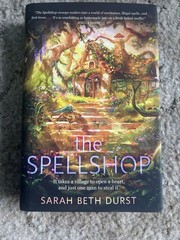 The Spellshop Sarah Beth Durst Hardcover Purple Sprayed Edges Cozy Fantasy