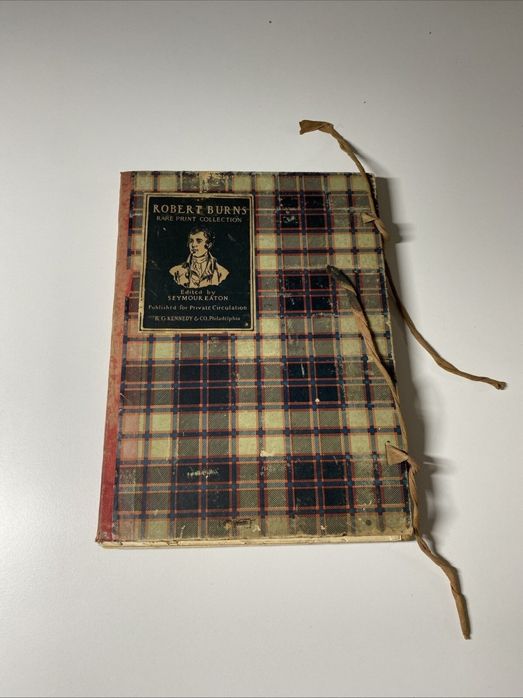 Robert Burns Rare Print Collection Connoisseur Edition #475 1900 Hardcover