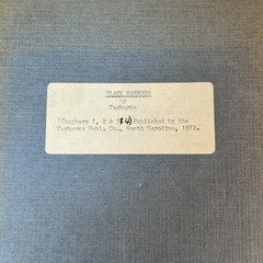Black Manhood by Tarharka 1972 Serially Published Chapters 1,2,3,4 & 5,6,7 Set