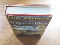THE WAYWARD BUS by John Steinbeck – 1st/1st HCDJ 1947 – $2.75 – VG+