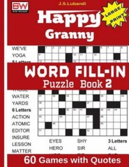 Happy Granny Word Fill-in Puzzl, Paperback by Lubandi, J. S., Brand New, Free…