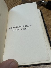 The Greatest Thing in the World Henry Drummond Christian Book 1891 Pocket Book