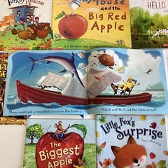 Thanksgiving Holiday Pumpkin Day Care Preschool Kindergarten 10 Book Lot