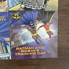 Batman Kids Book Lot of 5 Golden Books DC Comics Gotham City Robin
