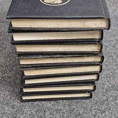 Agatha Christie Hardcover Book Lot 8 Vintage Mystery Collection Bantam Decor