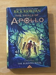 Rick Riordan 12 Book Lot (7 HC, 5 PB) Percy Jackson 1-5, Trials of Apollo 1-3,.