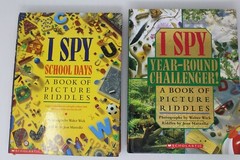 Lot of 5 of I SPY BOOKS A Book of Picture Riddles Hardcover – Random