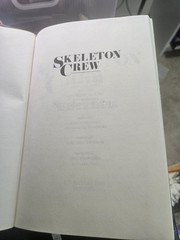 Vintage Skeleton Crew Stephen King G P Putnam’s Sons Black HC DJ 1985 USA