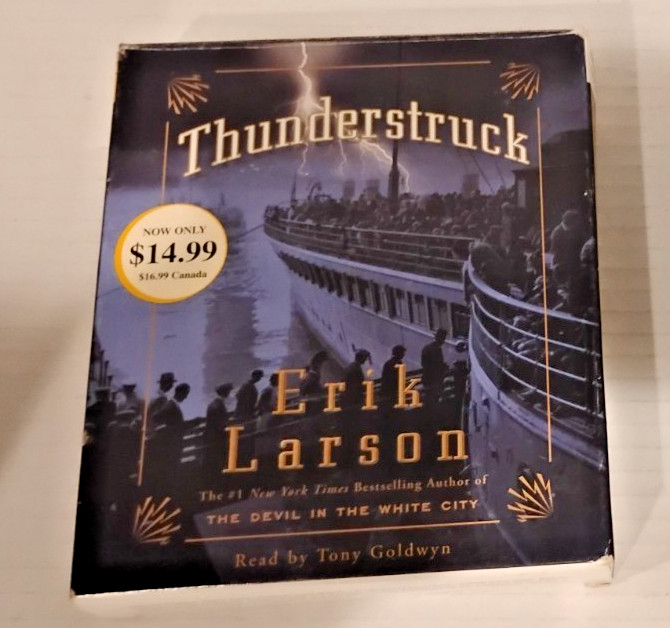 Thunderstruck – Audio CD, by Larson Erik – Audiobook