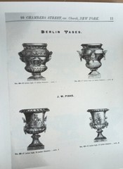 J W Fiske (1865) Ornamental Iron Vases Fountains Statues Catalog * Garden Pieces