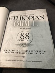 Ethiopian Bible Full Complete Book Of Enoch Apocrypha Deuterocanonical Leather