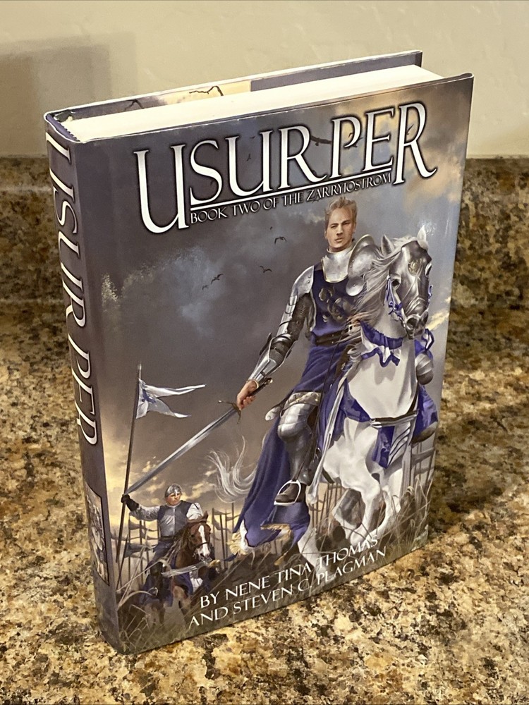 Usurper SIGNED x2 by Nene Tina Thomas / Steven Plagman – 1st #862/1000 Fine HC