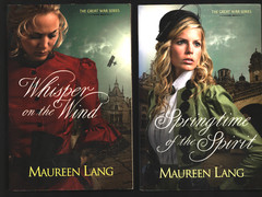 The Great War Series- Maureen Lang- Trade Paper Back Book- Lot of Two