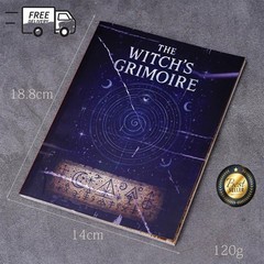 Witchcraft Grimoire Book of Shadows Journal Moon Phases Herbal Lore 77 Pages