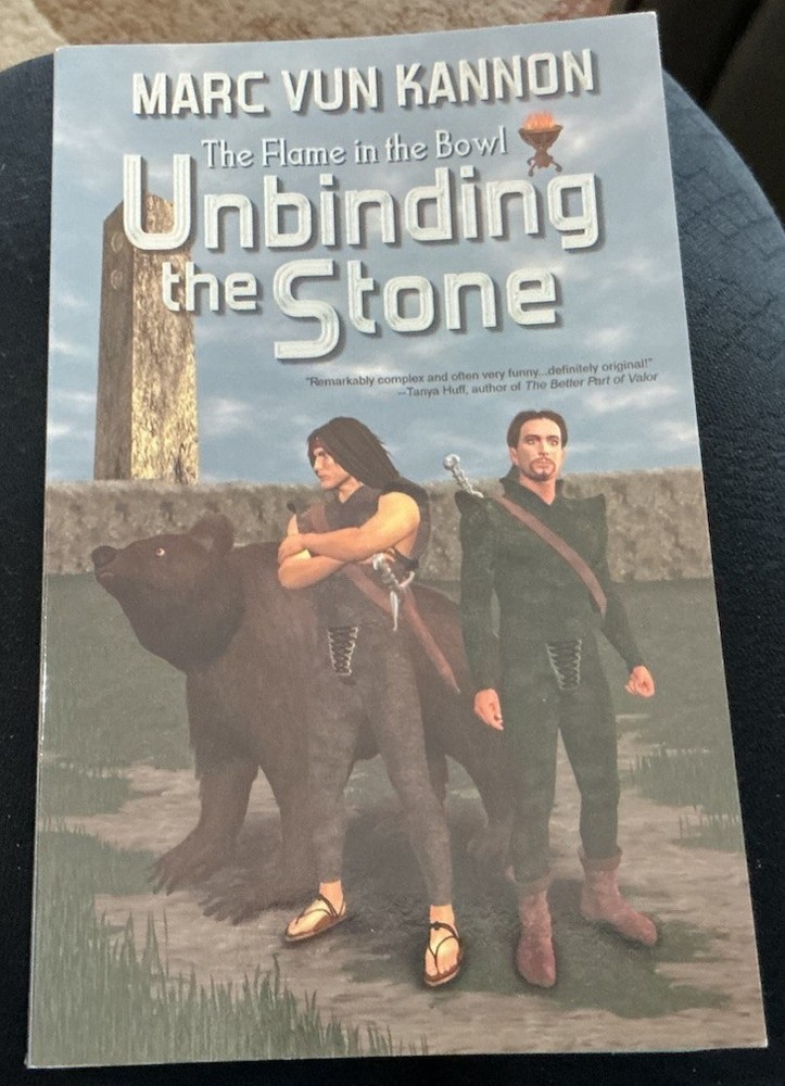 SIGNED COPY Unbinding the Stone by Marc Vun Kannon Trade Paperback Great Find