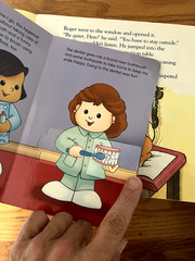 2 Fisher-Price Books Michael’s Dentist Flap Book & Roger Goes to the Doctor