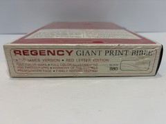 Vntg KJV Giant Print Bible Red Letter Regency 880 Sealed New Black Thomas Nelson
