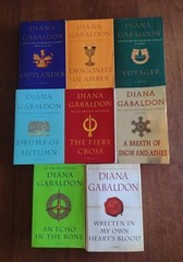 Diana Gabaldon Outlander Series Set Lot Large Trade Paperback Books 1-8