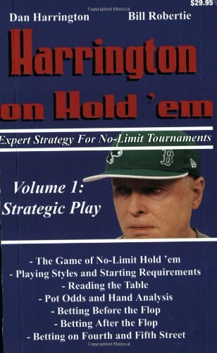 Complete Set Series – Lot of 3 Dan Harrington on Hold 'Em books Poker Robertie