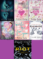 Tillie Cole 7 book set: sick fux + thousand boy + thousand broken + wish for..PB