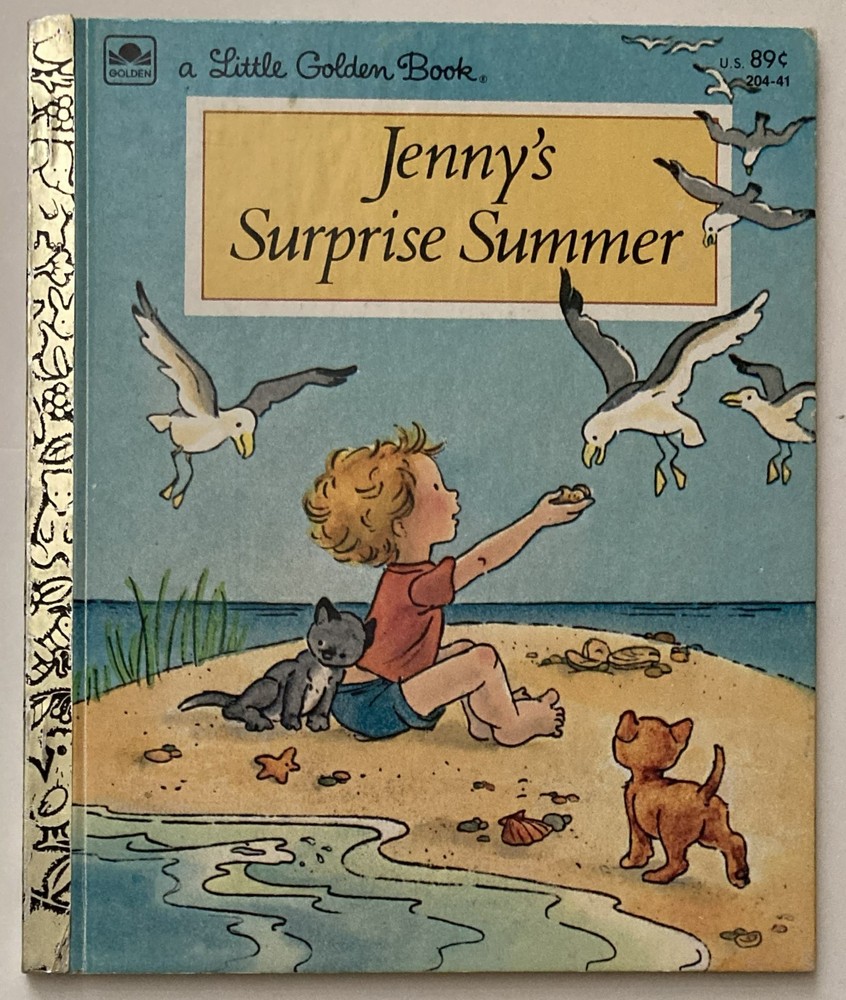 VTG Jenny’s Surprise Summer Little Golden Book 1981 Eugenie 2 Kittens Unmarked