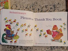Richard Scarry Lot of (5) – 3 Large Vintage Hard Cover 60s/70s + 2 Paperbacks