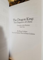 Brian Godawa THE DRAGON KING First Emperor of China 2016 Paperback EXCELLENT