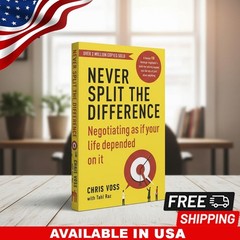 Never Split The Difference By Chris Voss Books
