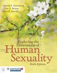 Exploring the Dimensions of Human Sexuality by Dr. Greenberg, Jerrold S: New