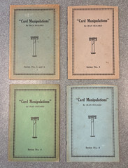 „Card Manipulations” by Jean Hugard Series 1-5, 4 Vol. Set. 1934-1936