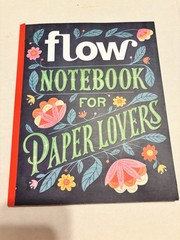 Flow Notebook For Paper Lovers Book Magazine Complete Unused Lot Of 2