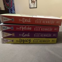 Elle Kennedy Off-Campus Series Paperback 4-Book Set: Deal, Mistake, Goal, Legacy