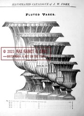 J W Fiske (1865) Ornamental Iron Vases Fountains Statues Catalog * Garden Pieces