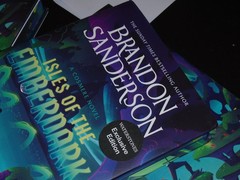 Signed Brandon Sanderson Isles Of The Emberdark UK Exclusive Ed BookPlate