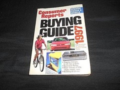 VINTAGE CONSUMER REPORTS BUYING GUIDE 1997 PAPERBACK BOOK 360 PAGES.