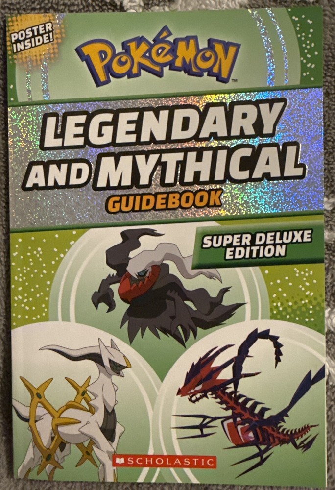 Legendary and Mythical Guidebook: Super Deluxe Edition (Pokemon) With Poster