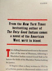 Stephen Graham Jones SIGNED STAMPED The Buffalo Hunter Hunter Hardcover 4th Prin