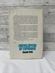 Encyclopedia of Espionage by Ronald Seth (Hardcover)