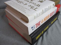 Lot of 3 Books By Timothy Ferriss 4 Hour Body-Workweek- Tools Of The Titans