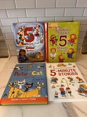 5 Minute Stories Storybook 4 Mixed Book Lot