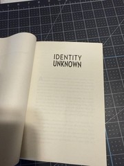 Identity Unknown by Patricia Cornwell (2024, Hardcover). First Edition, Print