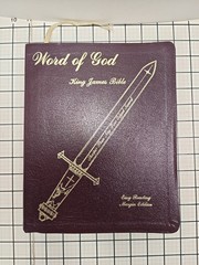 Word of God KJV Bible(Maroon) Large Print Easy Reading Margin Edition Red Letter